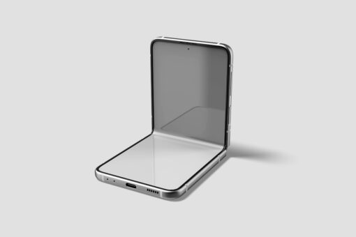 Smartphone Samsung Z Flip Mockup - Imagem 2